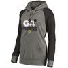 Pittsburgh Pirates   Women's Disney Rally Cry Tri-Blend Raglan Pullover Hoodie - Ash