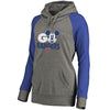 Texas Rangers   Women's Disney Rally Cry Tri-Blend Raglan Pullover Hoodie - Ash