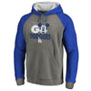 Los Angeles Dodgers   Disney Rally Cry Tri-Blend Raglan Pullover Hoodie - Ash