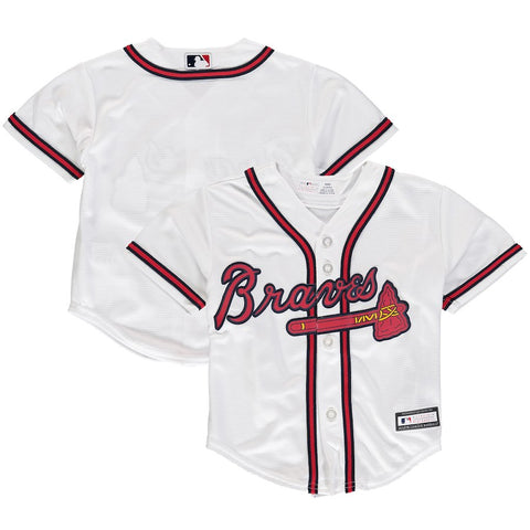 Atlanta Braves Preschool Replica Team Jersey - White