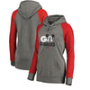 Arizona Diamondbacks   Women's Disney Rally Cry Tri-Blend Raglan Pullover Hoodie - Ash
