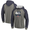 Boston Red Sox   Disney Rally Cry Tri-Blend Raglan Pullover Hoodie - Ash