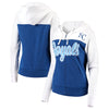 Kansas City Royals 5th & Ocean by New Era Women's French Terry Color Block Full-Zip Hoodie