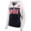 Minnesota Twins 5th & Ocean by New Era Women's French Terry Color Block Full-Zip Hoodie