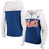 New York Mets 5th & Ocean by New Era Women's French Terry Color Block Full-Zip Hoodie