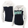 Seattle Mariners 5th & Ocean by New Era Women's French Terry Color Block Full-Zip Hoodie