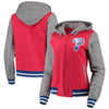 Philadelphia Phillies 5th & Ocean by New Era Women's French Terry Full-Zip Hoodie