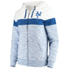 New York Mets 5th & Ocean by New Era Women's Space Dye French Terry Full-Zip Hoodie