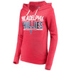 Philadelphia Phillies 5th & Ocean by New Era Women's Jersey Established Tri-Blend Pullover Hoodie - Red