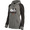 Baltimore Orioles   Women's Disney Rally Cry Tri-Blend Raglan Pullover Hoodie - Ash