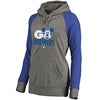 Milwaukee Brewers   Women's Disney Rally Cry Tri-Blend Raglan Pullover Hoodie - Ash