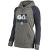 New York Yankees   Women's Disney Rally Cry Tri-Blend Raglan Pullover Hoodie - Ash