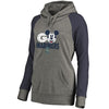 Seattle Mariners   Women's Disney Rally Cry Tri-Blend Raglan Pullover Hoodie - Ash
