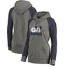Seattle Mariners   Women's Disney Rally Cry Tri-Blend Raglan Pullover Hoodie - Ash
