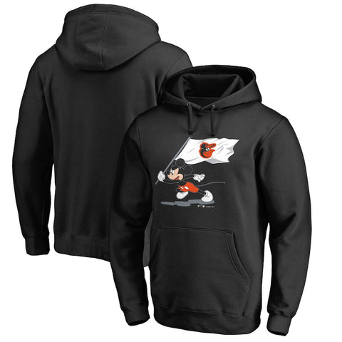 Baltimore Orioles   Disney Fly Your Flag Pullover Hoodie - Black
