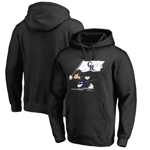 Colorado Rockies   Disney Fly Your Flag Pullover Hoodie - Black