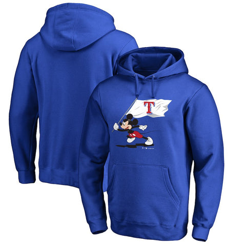 Texas Rangers   Disney Fly Your Flag Pullover Hoodie - Royal
