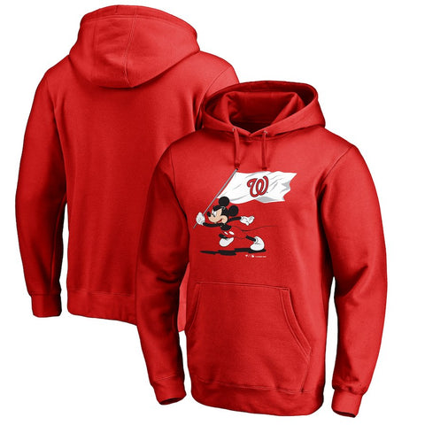 Washington Nationals   Disney Fly Your Flag Pullover Hoodie - Red