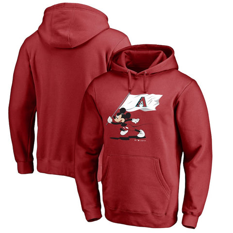 Arizona Diamondbacks   Disney Fly Your Flag Pullover Hoodie - Red