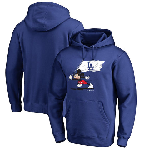 Los Angeles Dodgers   Disney Fly Your Flag Pullover Hoodie - Royal