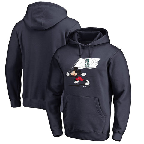 Seattle Mariners   Disney Fly Your Flag Pullover Hoodie - Navy
