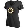 Patrice Bergeron Boston Bruins   Women's Plus Size Backer Name & Number V-Neck T-Shirt