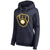 Eric Thames Milwaukee Brewers   Women's Backer Pullover Hoodie - Navy