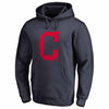 Cleveland Indians   Splatter Logo Pullover Hoodie - Navy