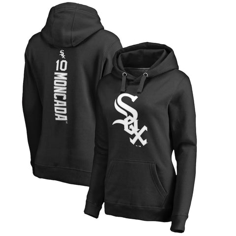 Yoan Moncada Chicago White Sox   Women's Backer Pullover Hoodie - Black