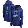 Salvador Perez Kansas City Royals   Women's Backer Pullover Hoodie - Royal