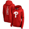 Maikel Franco Philadelphia Phillies   Women's Backer Pullover Hoodie - Red