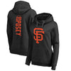Buster Posey San Francisco Giants   Women's Backer Pullover Hoodie - Black