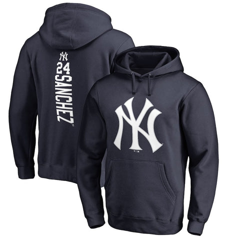 Gary Sanchez New York Yankees   Backer Pullover Hoodie - Navy