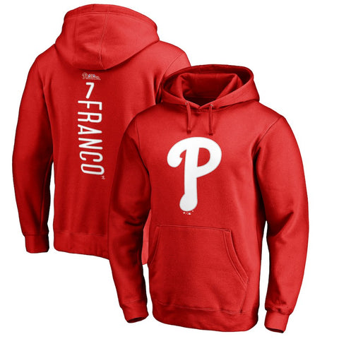Maikel Franco Philadelphia Phillies   Backer Pullover Hoodie - Red