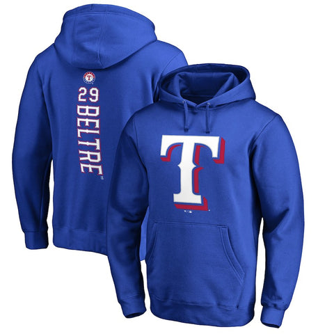 Adrian Beltre Texas Rangers   Backer Pullover Hoodie - Royal