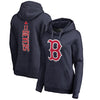 Rafael Devers Boston Red Sox   Women's Backer Pullover Hoodie - Navy