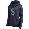 Felix Hernandez Seattle Mariners   Women's Backer Pullover Hoodie - Navy