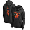 Adam Jones Baltimore Orioles   Women's Backer Pullover Hoodie - Black