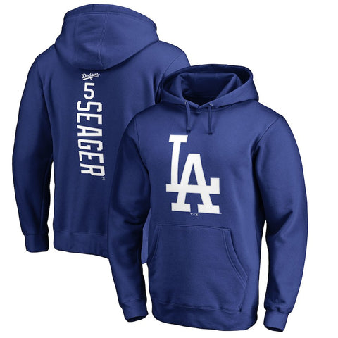 Corey Seager Los Angeles Dodgers   Backer Pullover Hoodie - Royal