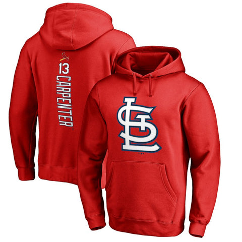 Matt Carpenter St. Louis Cardinals   Backer Pullover Hoodie - Red