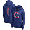 Ben Zobrist Chicago Cubs   Women's Backer Pullover Hoodie - Royal