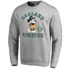 Oakland Athletics   Disney MLB Tradition Pullover Sweatshirt - Heathered Gray