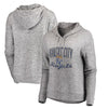 Kansas City Royals Let Loose by RNL Women's Cozy Collection Steadfast Pullover Hoodie - Heathered Gray