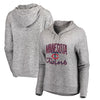 Minnesota Twins Let Loose by RNL Women's Cozy Collection Steadfast Pullover Hoodie - Heathered Gray