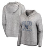 New York Yankees Let Loose by RNL Women's Cozy Collection Steadfast Pullover Hoodie - Heathered Gray