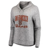 San Francisco Giants Let Loose by RNL Women's Cozy Collection Steadfast Pullover Hoodie - Heathered Gray