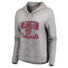 Washington Nationals Let Loose by RNL Women's Cozy Collection Steadfast Pullover Hoodie - Heathered Gray