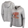 Baltimore Orioles Let Loose by RNL Women's Cozy Collection Steadfast Pullover Hoodie - Heathered Gray