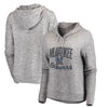 Milwaukee Brewers Let Loose by RNL Women's Cozy Collection Steadfast Pullover Hoodie - Heathered Gray