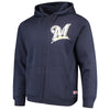 Milwaukee Brewers Stitches Fleece Full-Zip Hoodie